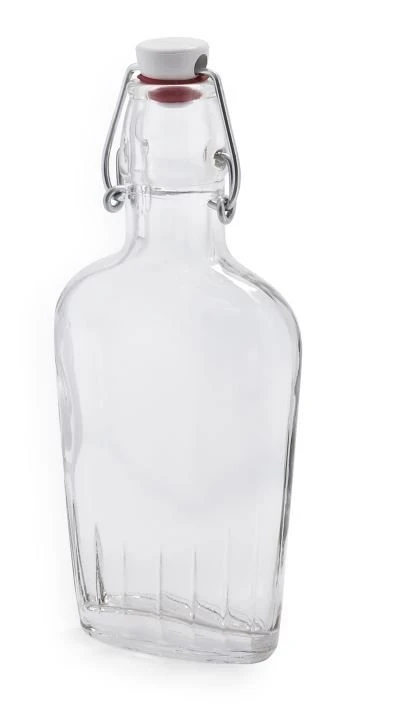 Bormioli Rocco 8.5oz Swing Top Glass Flasks | 6-pack 4 Bormioli Rocco 8.5oz Swing Top Glass Flasks | 6-pack - Image 2
