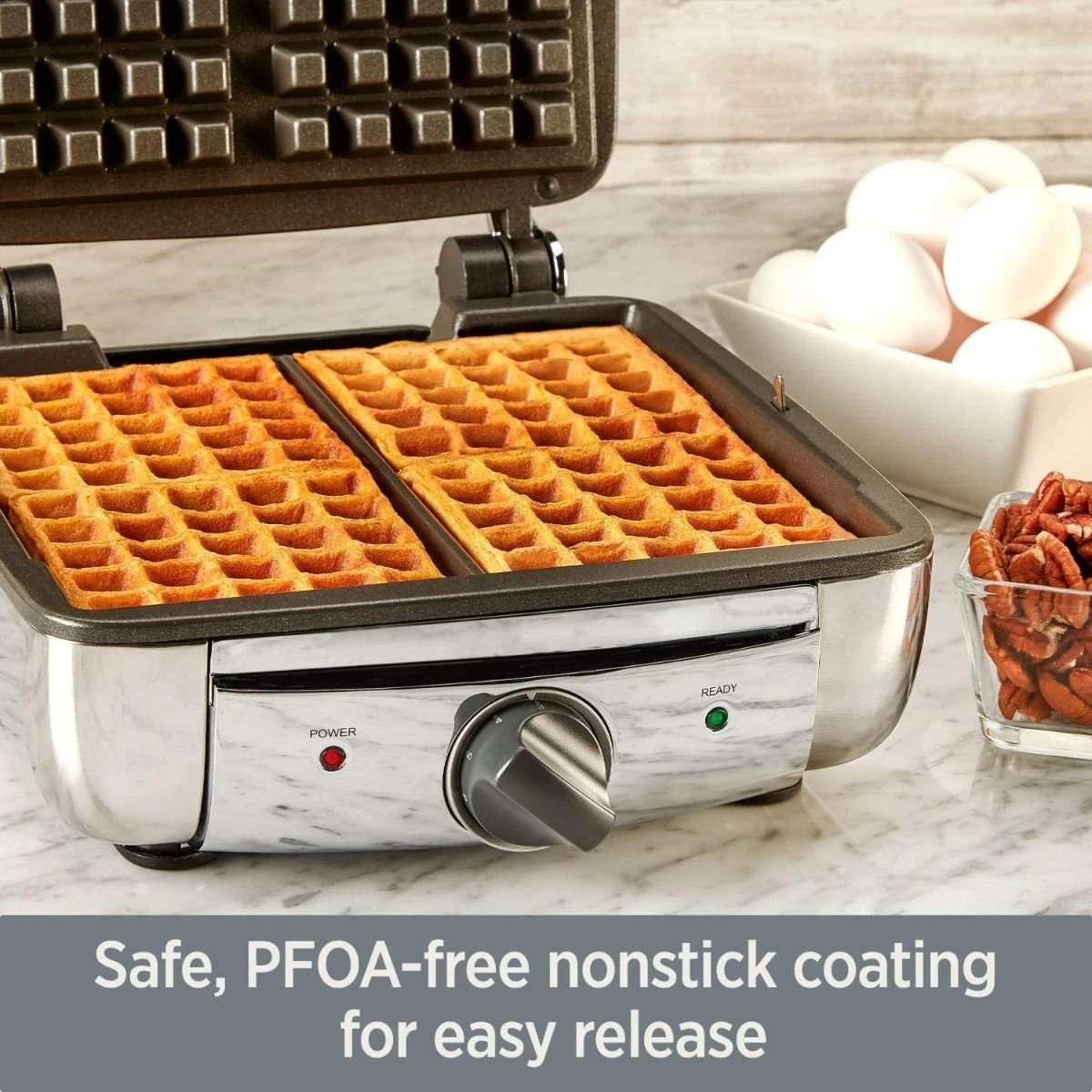 All-Clad Belgian Waffle Maker | 4-Slice 9 All-Clad Belgian Waffle Maker | 4-Slice - Image 7