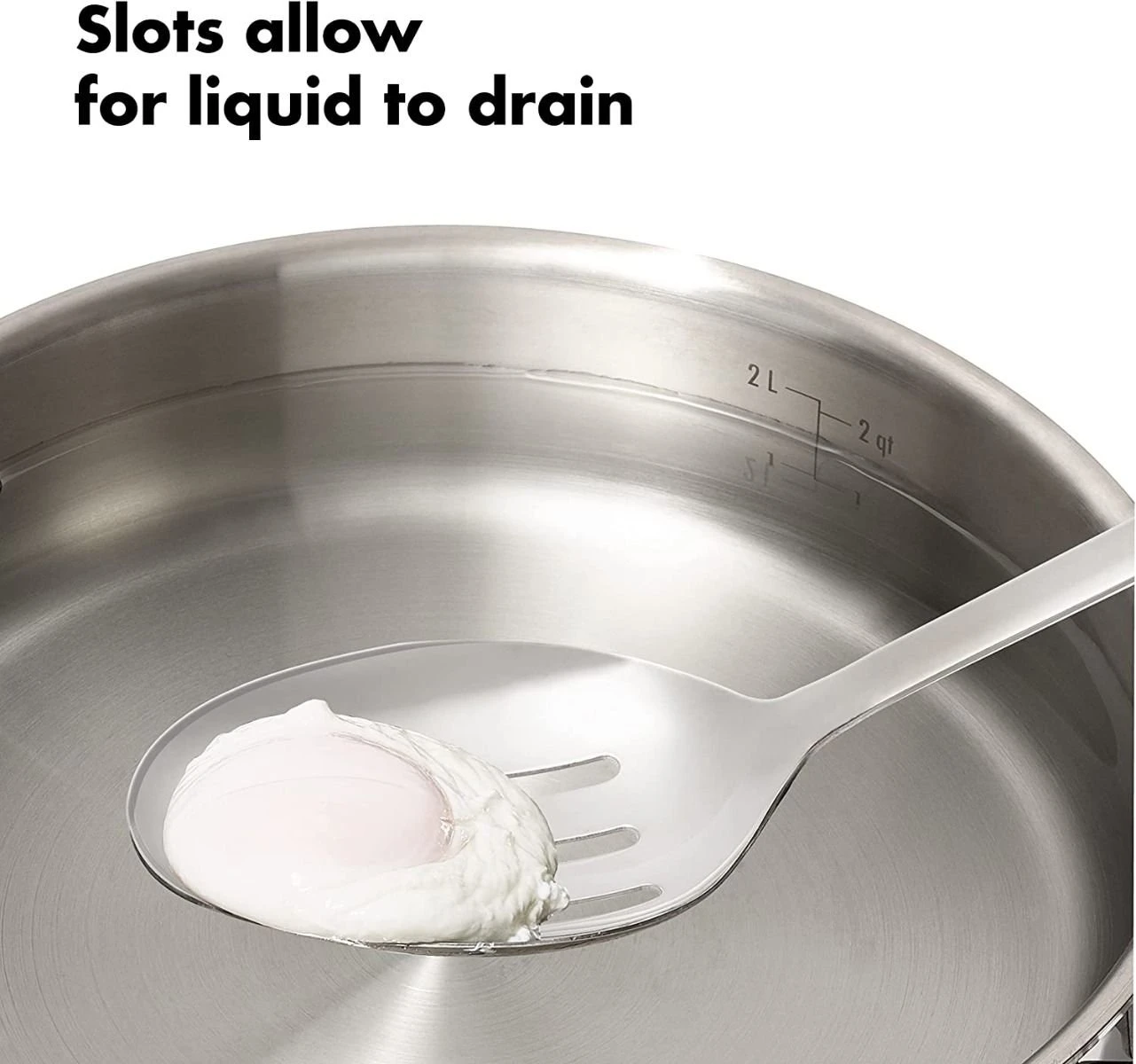 OXO Steel Slotted Spoon 6 OXO Steel Slotted Spoon - Image 4