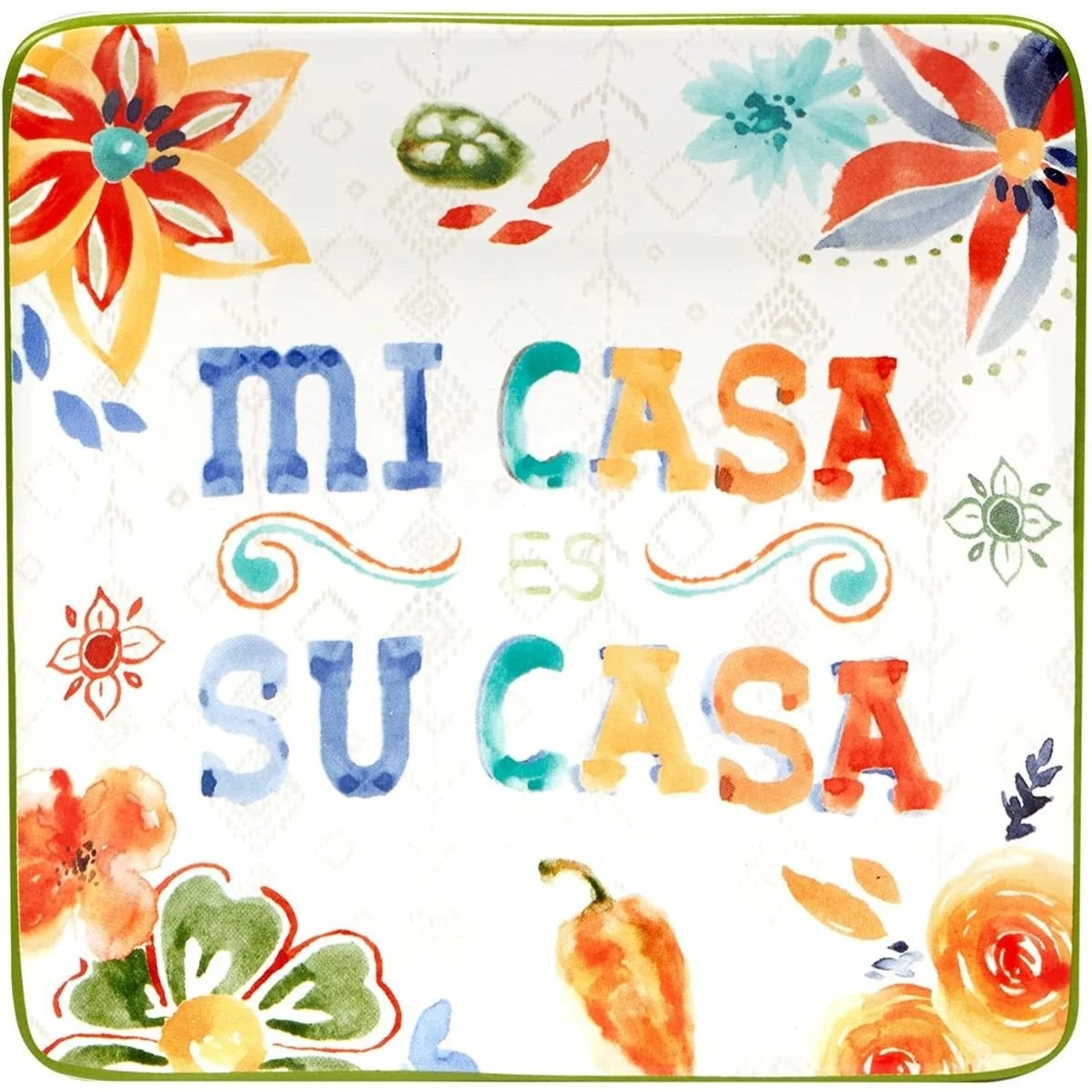 Certified International 6" Canape Plate (Set Of 4) | Sweet & Spicey 6 Certified International 6" Canape Plate (Set Of 4) | Sweet & Spicey - Image 4