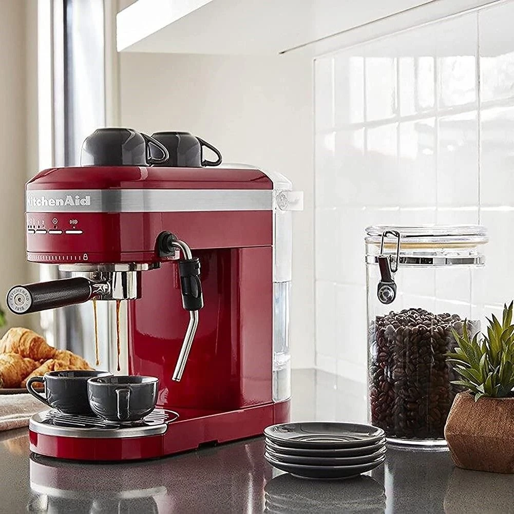 KitchenAid Semi Auto Metal Espresso Maker | Empire Red 7 KitchenAid Semi Auto Metal Espresso Maker | Empire Red - Image 5