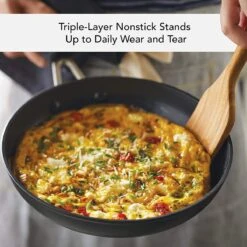 KitchenAid 10" Hard Anodized Induction Fry Pan With Lid | Nonstick -Kitchen Store 81rwl3xx8rl. ac sl1500