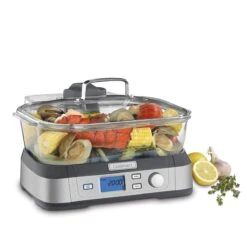 Cuisinart CookFresh™ Digital Glass Steamer | Stainless Steel -Kitchen Store 81ukw u1ahl. ac sl1500