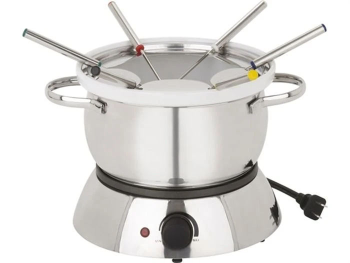 Trudeau Alto 3 In 1 Electric Fondue Set - Stainless Steel