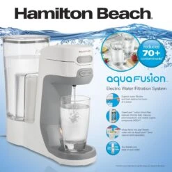 Hamilton Beach AquaFusion Water Filter System 16 Hamilton Beach AquaFusion Water Filter System -Kitchen Store 87320 pkg front eng 1