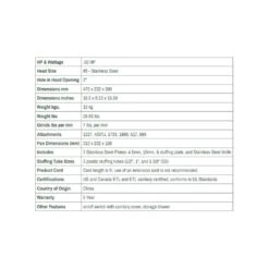 LEM Big Bite Meat Grinder #8 With 1/8" (3mm) And 1/4" (6mm) Grinder Plates -Kitchen Store 8specs 7