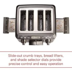 Wolf Gourmet 4-Slice Toaster | Silver Knobs -Kitchen Store 91 q7ytfx l. ac sl1500