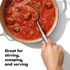 OXO Steel Solid Spoon -Kitchen Store 91ah74asurl. ac sl1500