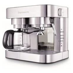 Espressione Combination Espresso Machine & 10-Cup Drip Coffee Maker | Stainless Steel