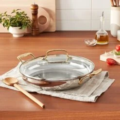 Cuisinart Mineral Stainless Steel Everyday Pan With Cover | 12" -Kitchen Store 91h0rnnnzjl. ac sl1500