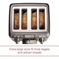 Wolf Gourmet 4-Slice Toaster | Silver Knobs -Kitchen Store 91rdnpotgcl. ac sl1500