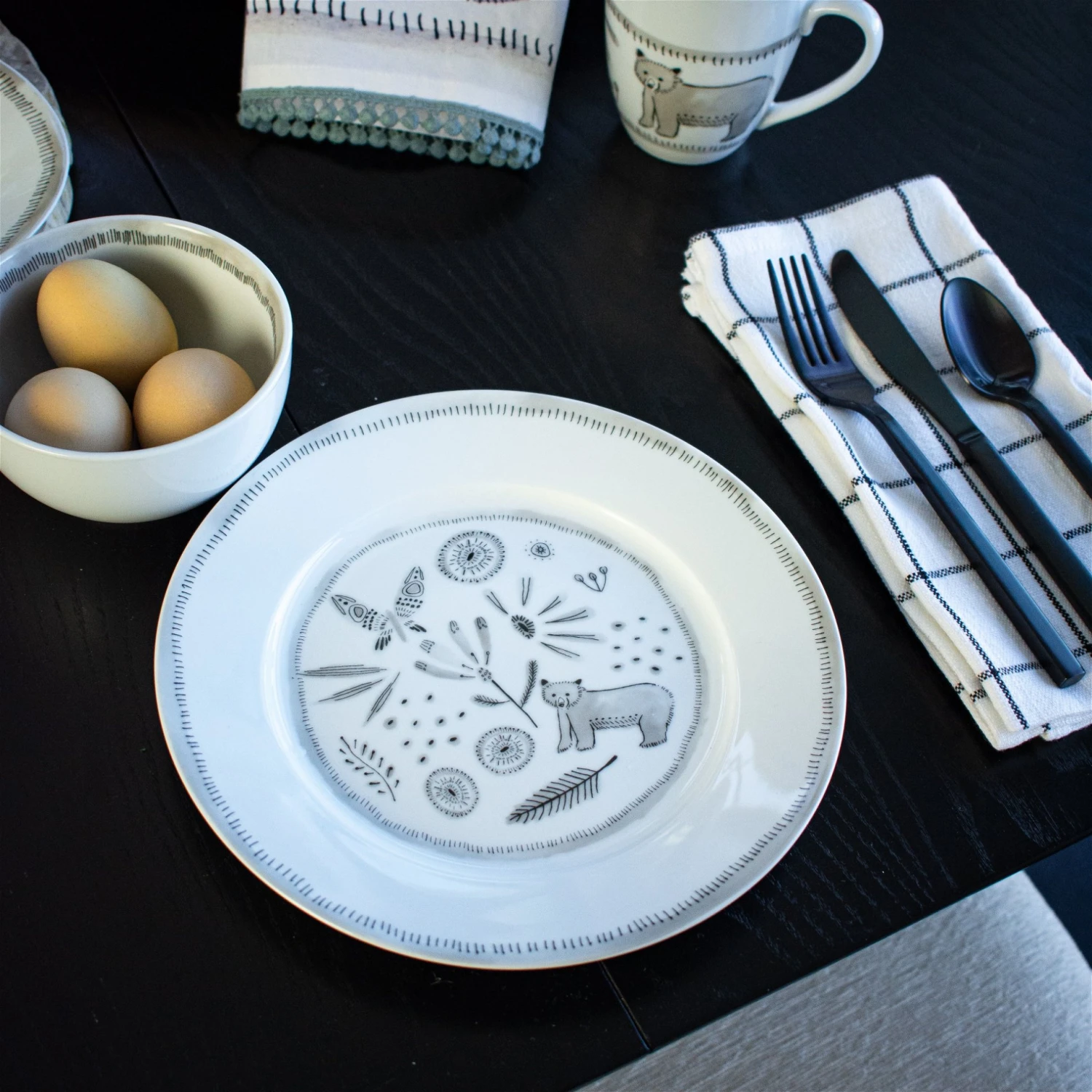 Everything Kitchens 9" Side Plate | Bear With Me 7 Everything Kitchens 9" Side Plate | Bear With Me - Image 5