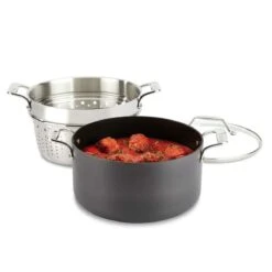 All-Clad Essentials Nonstick Hard Anodized Multipot 7 All-Clad Essentials Nonstick Hard Anodized Multipot -Kitchen Store all clad essentials nonstick multipot 1 54474.1601384463