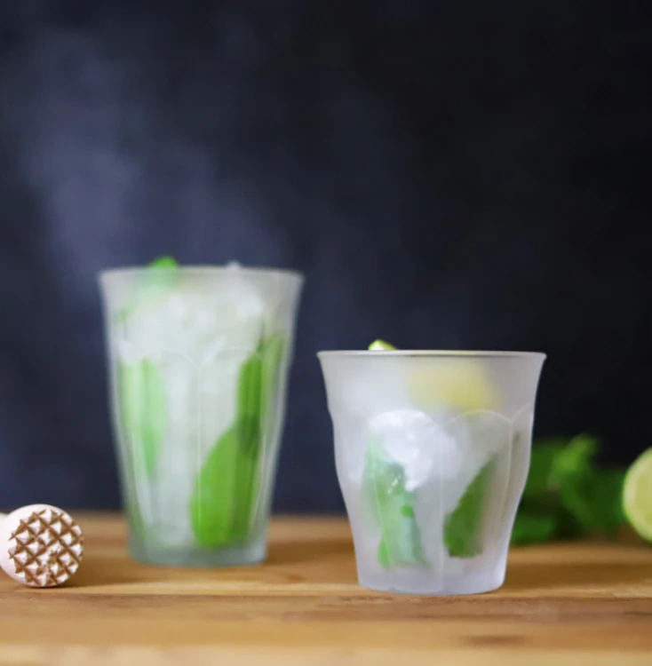 Duralex Picardie 6-Piece 8.75-Ounce Frosted Glass Set 4 Duralex Picardie 6-Piece 8.75-Ounce Frosted Glass Set - Image 2