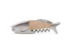 Kikkerland Corkscrew Bottle Opener | Fish