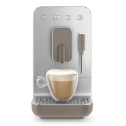 SMEG Fully Automatic Coffee Machine With Steamer | Taupe 18 SMEG Fully Automatic Coffee Machine With Steamer | Taupe -Kitchen Store bcc02tpmus 9 1