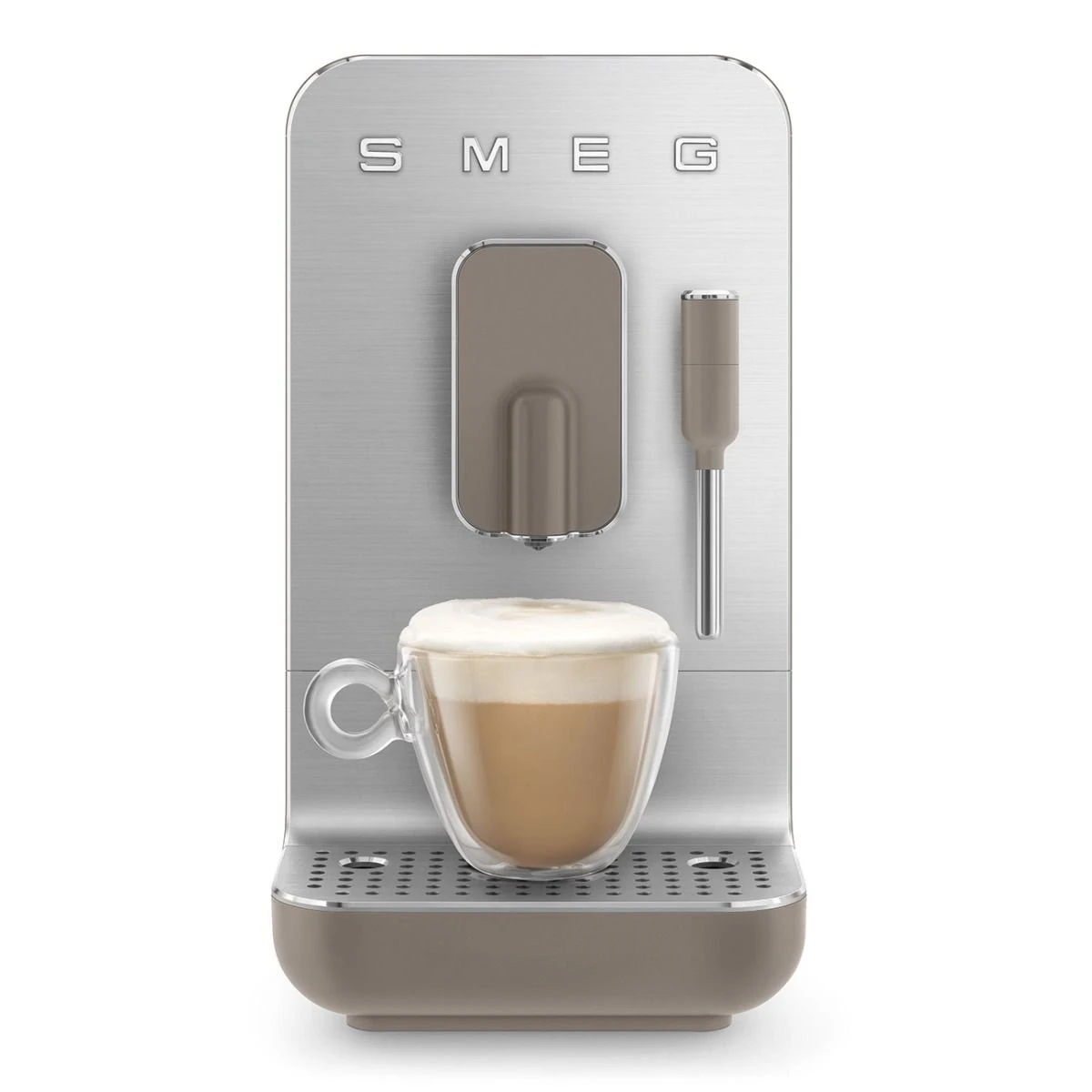 SMEG Fully Automatic Coffee Machine With Steamer | Taupe 10 SMEG Fully Automatic Coffee Machine With Steamer | Taupe - Image 8