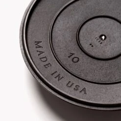Field Company (Made In USA) No. 10 Cast Iron Skillet Lid -Kitchen Store bm 10lid under macro 1000sq