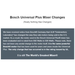Bosch Universal Plus 6.5 Qt. Mixer + Blender Attachment -Kitchen Store boschmixerupdate 2 1 5