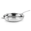 Cuisinart Custom-Clad 5-Ply Stainless Steel Fry Pan With Helper Handle | 12" 2 Cuisinart Custom-Clad 5-Ply Stainless Steel Fry Pan With Helper Handle | 12" -Kitchen Store cc522 30h