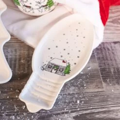 Fiesta® Light Bulb Plates (Set Of 4) | Christmas Whimsy (White) 9 Fiesta® Light Bulb Plates (Set Of 4) | Christmas Whimsy (White) -Kitchen Store christmas whimsy 2 574 1