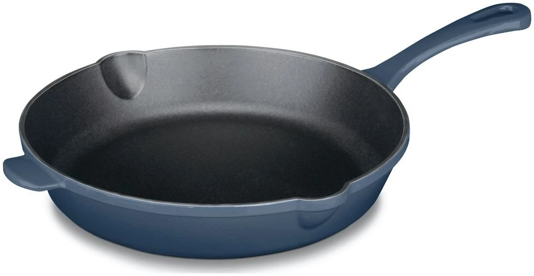 Cuisinart Chef's Classic Cast Iron 10" Skillet | Provencal Blue 3 Cuisinart Chef's Classic Cast Iron 10" Skillet | Provencal Blue