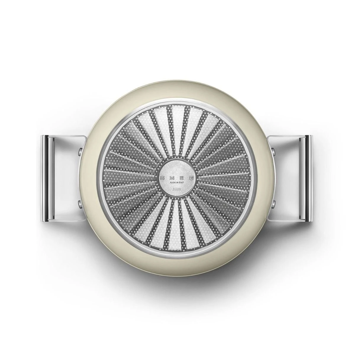 SMEG 5 Qt. Nonstick Casserole Dish With Lid | Cream 6 SMEG 5 Qt. Nonstick Casserole Dish With Lid | Cream - Image 4