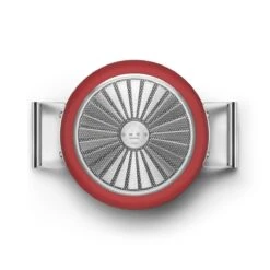 SMEG 5 Qt. Nonstick Casserole Dish With Lid | Red -Kitchen Store ckfc2411rdm 6