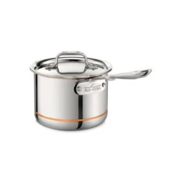 All-Clad Copper Core 5-Ply Bonded Stainless Steel Cookware Set | 10-Piece -Kitchen Store copper2saucepan 1