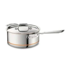 All-Clad Copper Core 5-Ply Bonded Stainless Steel Cookware Set | 10-Piece -Kitchen Store copper3saucepan 1