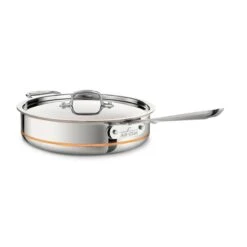 All-Clad Copper Core 5-Ply Bonded Stainless Steel Cookware Set | 7-Piece -Kitchen Store copper3sautepan 1