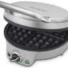 Cuisinart 4-Slice Square Belgian Waffle Maker | Round -Kitchen Store cuisinart belgian waffle iron and wafflemaker waf 200 compressed