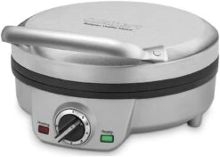 Cuisinart 4-Slice Square Belgian Waffle Maker | Round -Kitchen Store cuisinart belgian waffle iron and wafflemaker waf 200 2 compressed