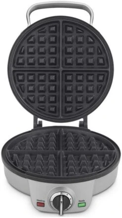 Cuisinart 4-Slice Square Belgian Waffle Maker | Round -Kitchen Store cuisinart belgian waffle iron and wafflemaker waf 200 3 compressed