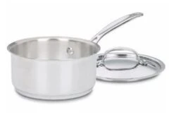 Cuisinart Chef's Classic Stainless Steel 1-Quart Saucepan With Lid
