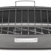 Cuisinart Ovenware Classic Nonstick Large Roasting Pan With Rack 1 Cuisinart Ovenware Classic Nonstick Large Roasting Pan With Rack -Kitchen Store cuisinart roasting pan nonstick with rack asr 1713v popup