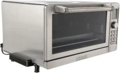 Cuisinart Deluxe Convection Toaster Oven Broiler | Stainless Steel -Kitchen Store cuisinart toaster oven deluxe dial selector 135 2 compressed 1