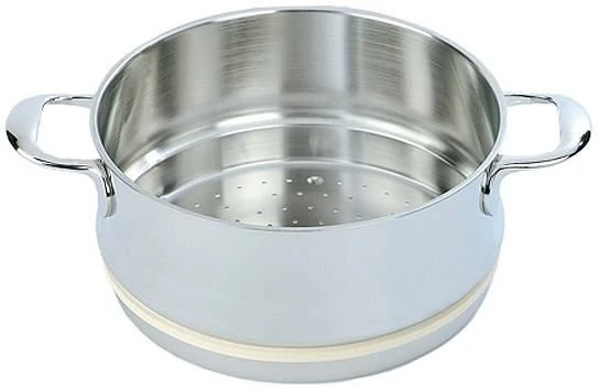 Demeyere Atlantis Steamer Insert W/ Silicone Gasket - 3.2 Qt (Fits: 41320, 41395 & 41420-41520) 3 Demeyere Atlantis Steamer Insert W/ Silicone Gasket - 3.2 Qt (Fits: 41320, 41395 & 41420-41520)