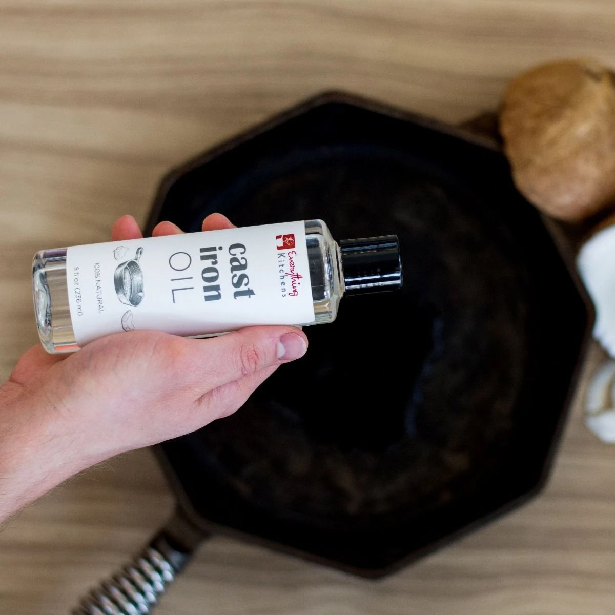 Everything Kitchens All-Natural Cast Iron Oil 4 Everything Kitchens All-Natural Cast Iron Oil - Image 2