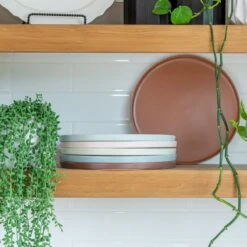 Everything Kitchens Modern Flat 11" Dinner/Charger Plates (Set Of 4) | Stone Gray 11 Everything Kitchens Modern Flat 11" Dinner/Charger Plates (Set Of 4) | Stone Gray -Kitchen Store ek modern flat lifestyle squares 0008 capture0050 5