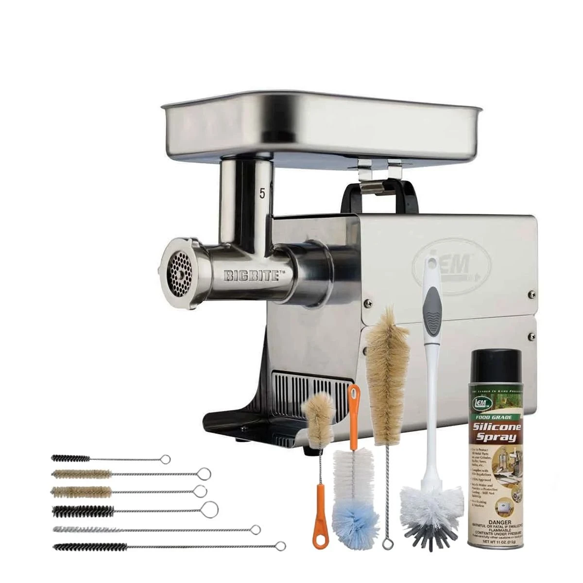 LEM Big Bite Meat Grinder #5 + 11pc Grinder Cleaning Kit 4 LEM Big Bite Meat Grinder #5 + 11pc Grinder Cleaning Kit - Image 2