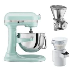 KitchenAid 6-Quart Pro 600 Bowl-Lift Stand Mixer | Ice Blue + Ultimate Baker's Bundle