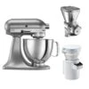 KitchenAid 5-Quart Artisan Tilt-Head Stand Mixer | Contour Silver + Ultimate Baker's Bundle 1 KitchenAid 5-Quart Artisan Tilt-Head Stand Mixer | Contour Silver + Ultimate Baker's Bundle -Kitchen Store ekb ksm150pscu baker