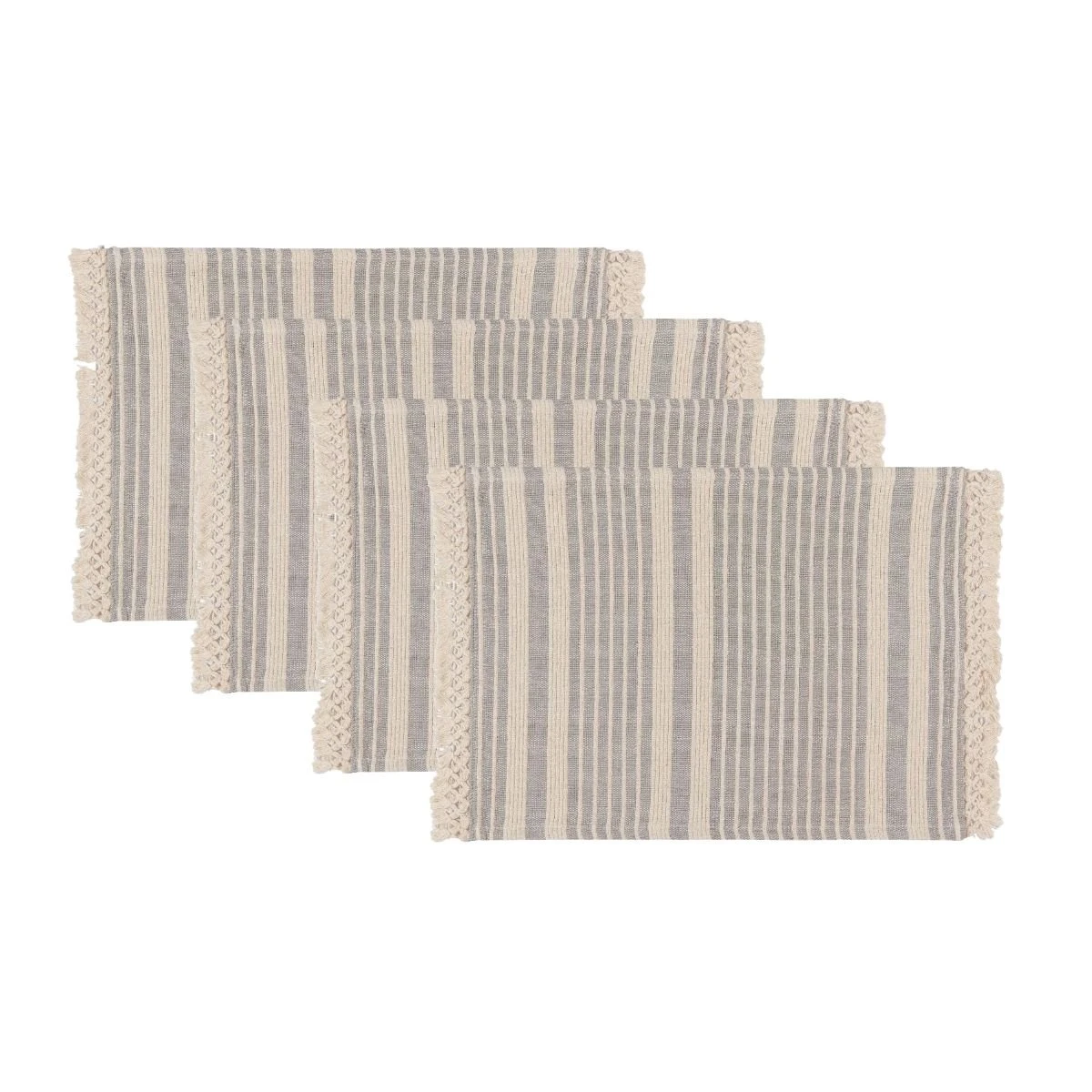 Danica Heirloom Piper Collection 13" X 19" Placemats (Set Of 4) | Shadow 3 Danica Heirloom Piper Collection 13" X 19" Placemats (Set Of 4) | Shadow