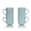 Everything Kitchens Modern Flat 15oz Mugs (Set Of 4) | Dusty Blue 2 Everything Kitchens Modern Flat 15oz Mugs (Set Of 4) | Dusty Blue -Kitchen Store ekx mg bl