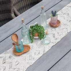 Everything Kitchens 13" X 86" Macrame Table Runner | Reverie 8 Everything Kitchens 13" X 86" Macrame Table Runner | Reverie -Kitchen Store ekx mt01