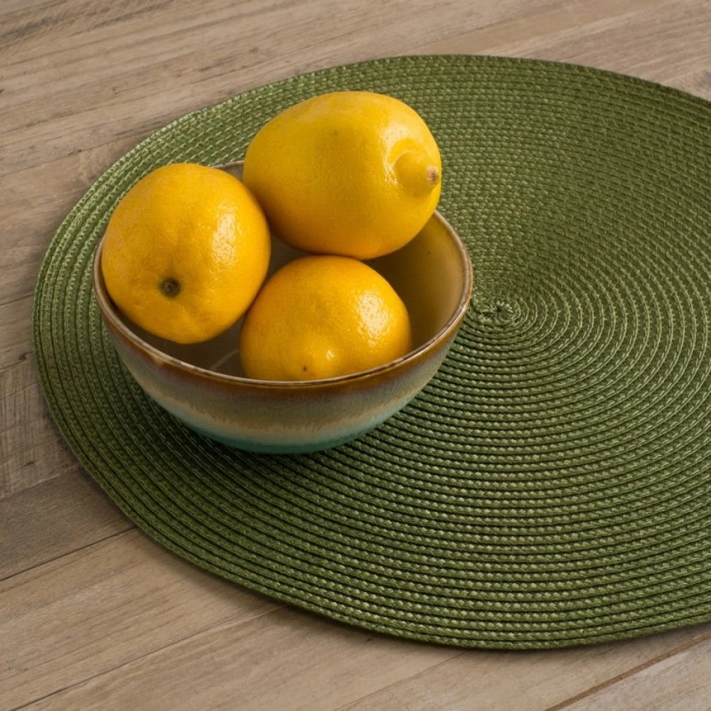 Now Designs By Danica 15" Disko Placemats (Set Of 4) | Fir 7 Now Designs By Danica 15" Disko Placemats (Set Of 4) | Fir - Image 5