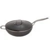 Swiss Diamond | Hard Anodized Induction 12.5" Nonstick Wok With Glass Lid 2 Swiss Diamond | Hard Anodized Induction 12.5" Nonstick Wok With Glass Lid -Kitchen Store ha31132ic