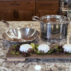 Heritage Steel Cookware Stainless Steel Cookware Set | 5-Piece -Kitchen Store hammerstahl gg 5