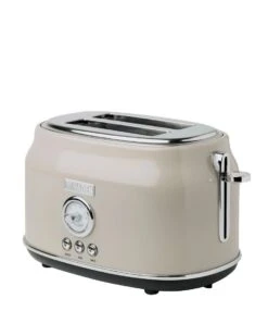 Haden Dorset 2-Slice Stainless Steel Toaster | Putty Beige